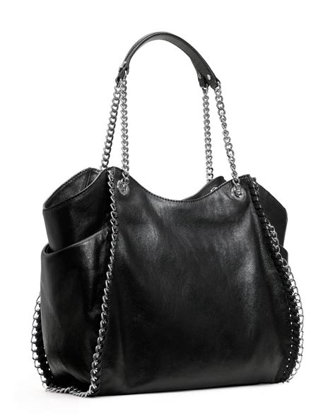 michael michael kors chelsea medium crackled leather tote|Michael Kors black patent tote.